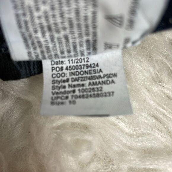 Gloria Vanderbilt Amanda Jeans Embroidered Pockets Size 10, Indigo Blue - Picture 13 of 13